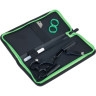 Футляр DEWAL Case 8 для 2-х ножниц, кожзам, на молнии, чёрного цвета